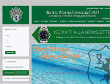 Tablet Screenshot of mastrolorenzi.com